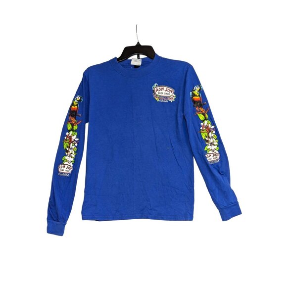 Ron Jon Surf Shop "One Of A Kind" Parrot Print Long Sleeve T-Shirt Cocoa Beach R - Picture 1 of 9